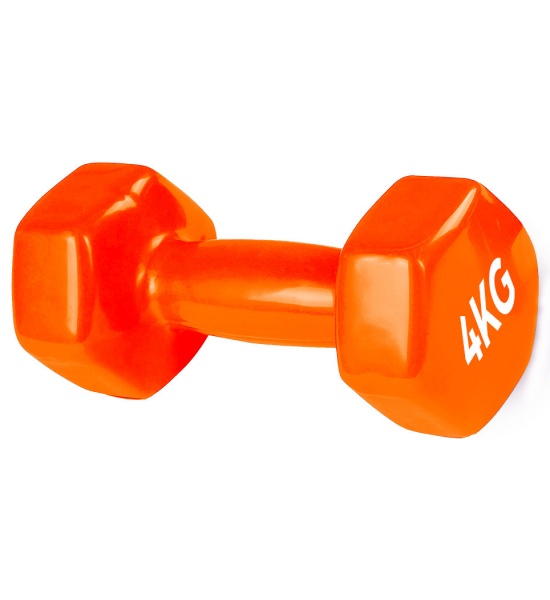 Гантель PowerPlay PP_4125_4kg 4 кг помаранчевий 