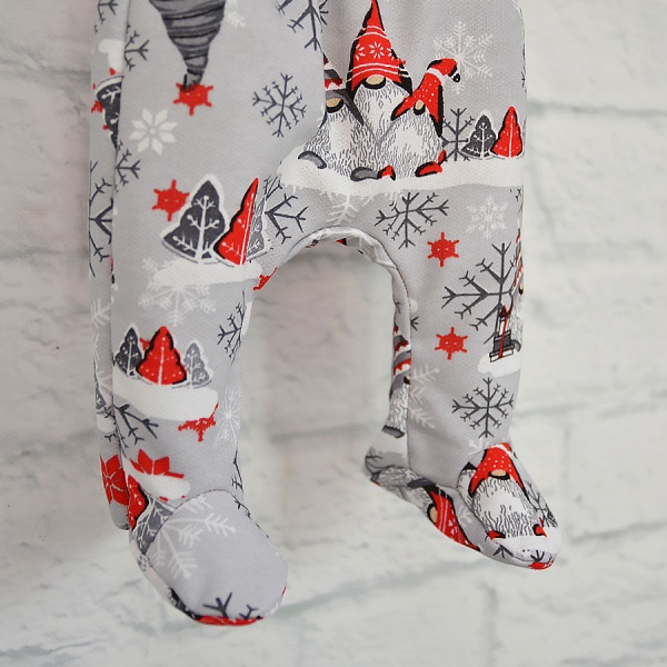 Ползунки ясельные Blanka Гномы р.56–62 красный 110077 