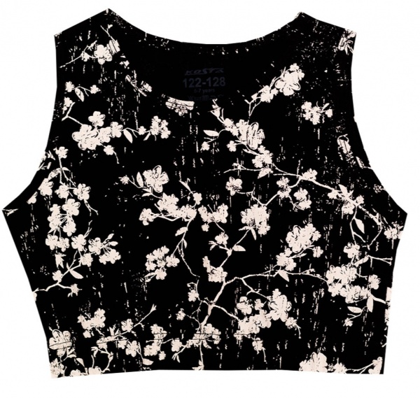 Топ KOSTA р.122–128 вік від 6 років чорний 2047-2