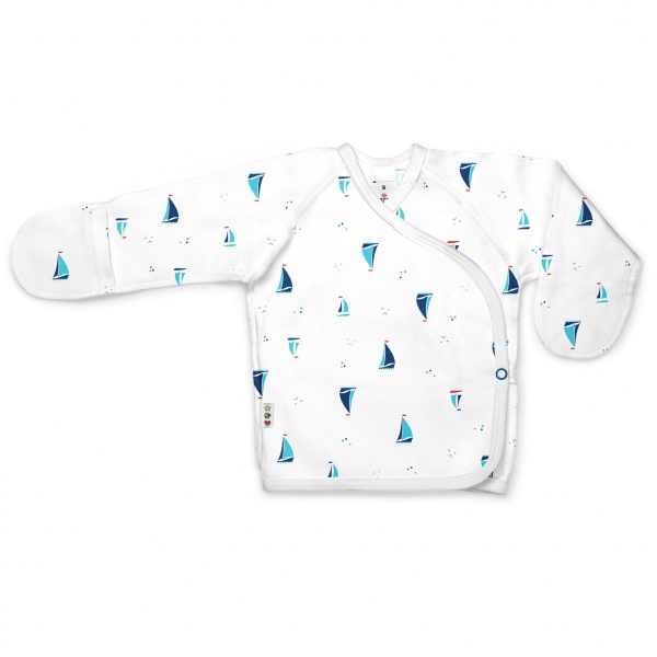 Рубашка детская для мальчика Софія Ships р.56 белый 456256 