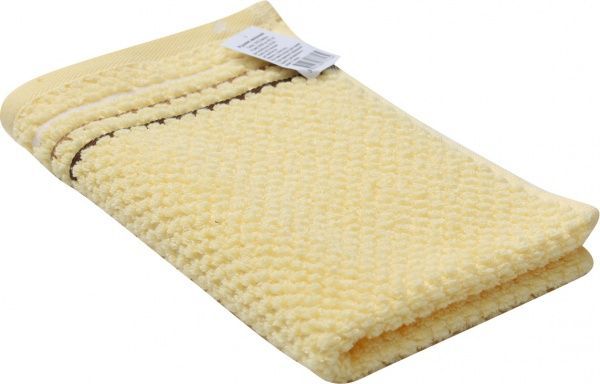 Рушник махровий Попкорн 30x50 см жовтий Yanatex 