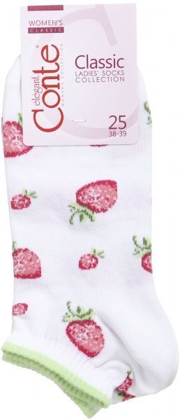 Шкарпетки Conte CLASSIC короткі 7С-34СП 109 р. 25 білий 1 шт. 