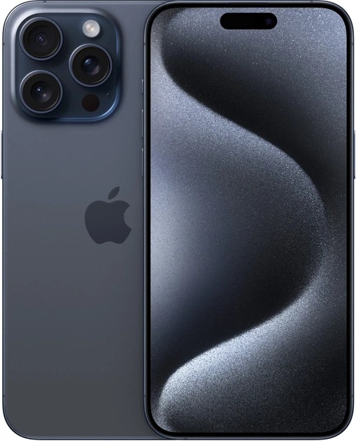 Смартфон Apple iPhone 15 Pro Max (REF A+) 256GB blue titanium (2QMU7A3) — фото 1