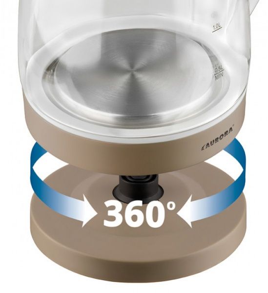Електрочайник Aurora AU3500 скляний 