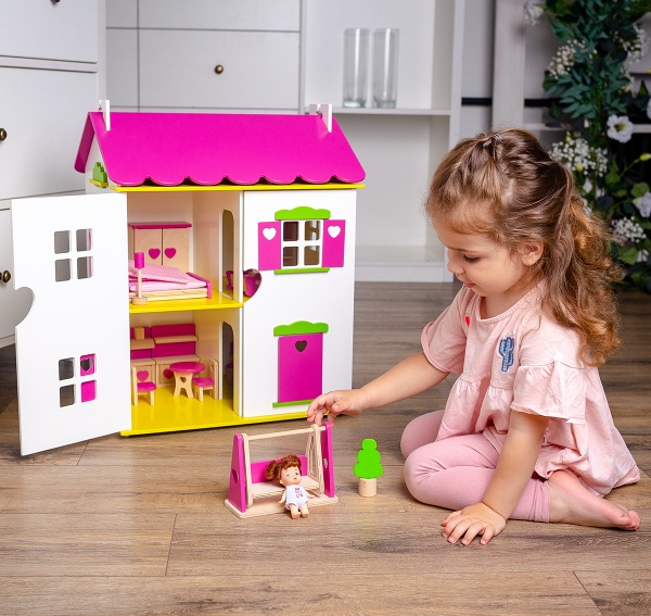 Игрушка деревянная Roter Kafer Домик для куклы RW1010