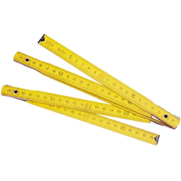 Лінійка Mega 13002 2000 мм дерев'яна складана 