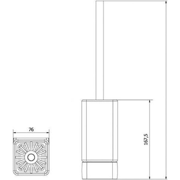 Йоржик для унітаза Haceka Aline P 1194612