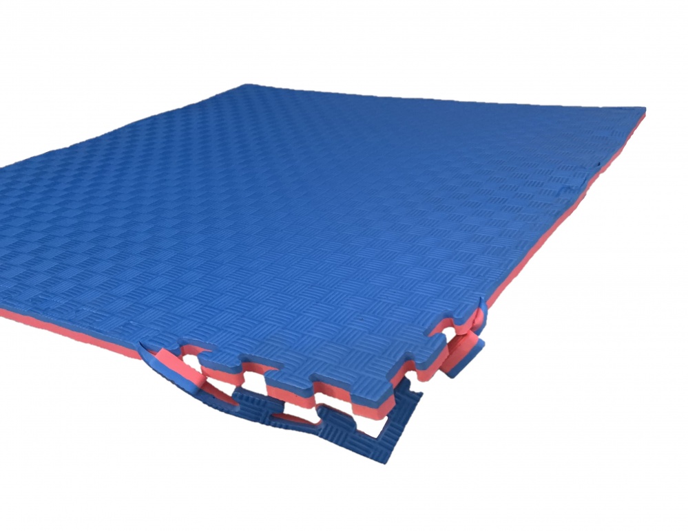 Коврик-пазл Termoizol ЭВА 100х100см красно/синий