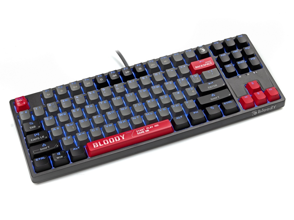 Клавіатура ігрова BLOODY BLMS TKL Switch Energy Red (S87) red/black