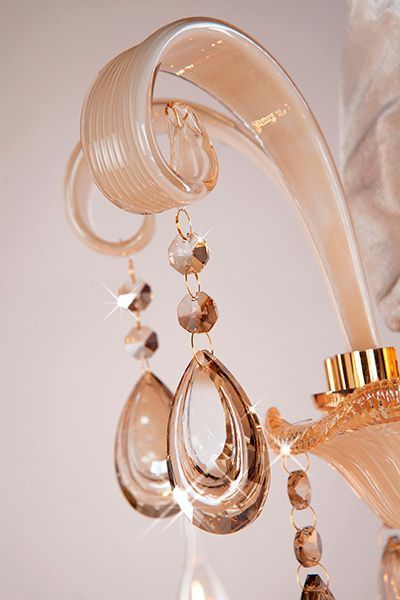 Люстра подвесная Strotskis Albertina 15x60 Вт E14 золотисто-бежевый 124/10+5 