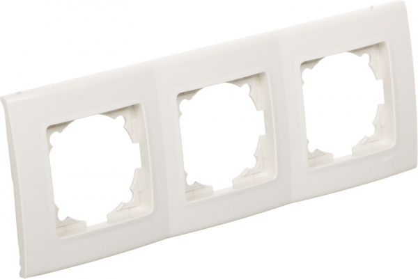 Рамка трехместная Viko Linnera универсальная кремовый 90481003