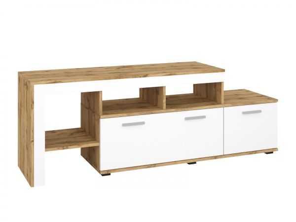Тумба під ТВ Пєхотін Прадо 1590х570х400 білий дуб тахо