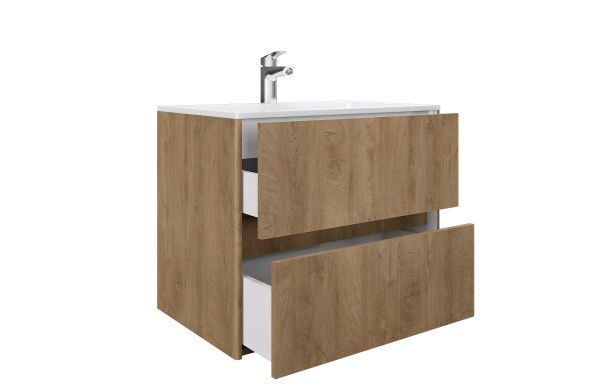 Тумба підвісна Грейд Preference N2 80 МДФ розпилдеревамедовий під ум. Амальфі 80