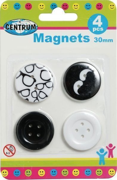 Магниты для досок 4 шт. 30 мм 86633 Centrum
