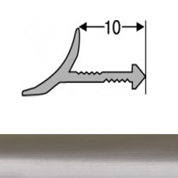 Порожек алюминиевый ВАП анодированный TIS 2700 мм полированный