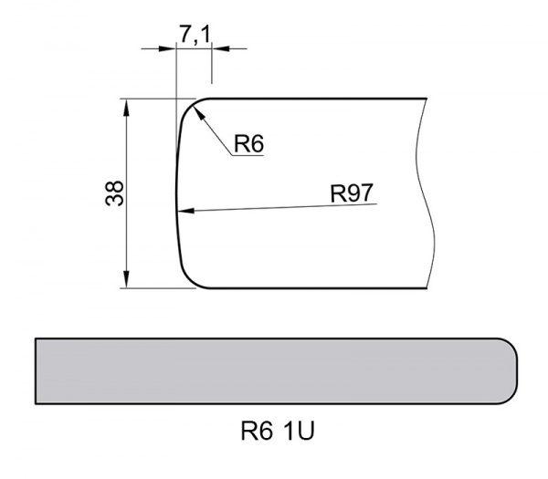 Стільниця Swiss Krono 8023/ET 3050x600x28 мм граніт індійський