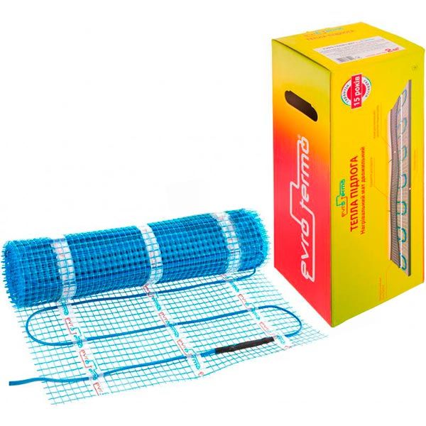 Нагревательный мат Evro-Termo 2,0 м2