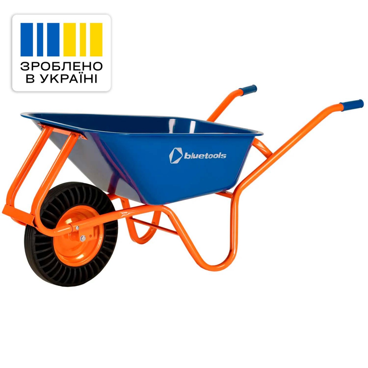 Тачка садовая BLUETOOLS 100 л до 180 кг Formula 1 Industrial (220-4013) — фото 1