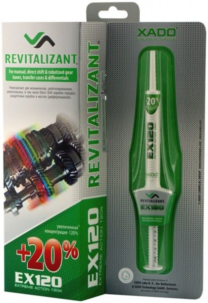 Присадка до мастила для КПП и редукторів XADO Revitalizant EX120 8 мл