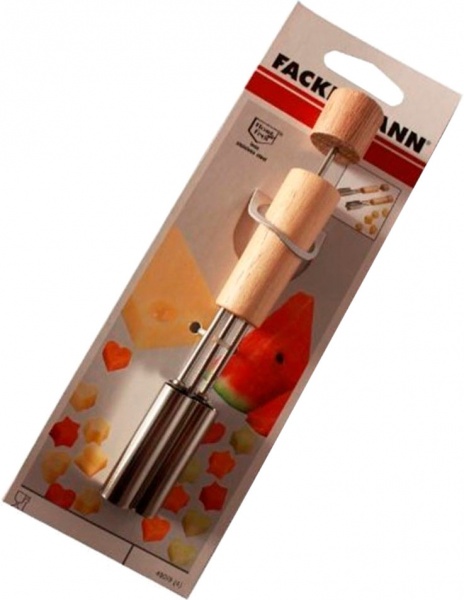 Ніж для декоративної нарізки овочів, 16см, сталь/деревина, Fackelmann