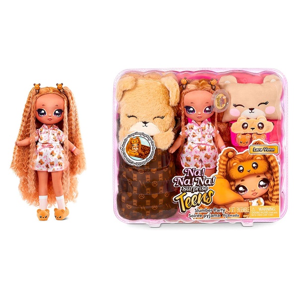 Набор Na! Na! Na! Surprise серии Teens Пижамная тедди-вечеринка Лары Вонн
