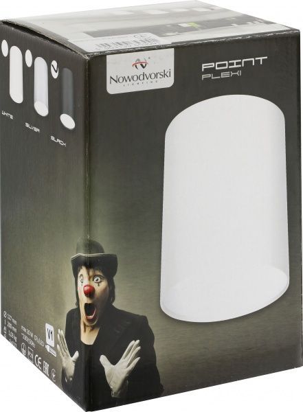 Светильник точечный Nowodvorski Point Plexi L 35 Вт E27 черный 6530 