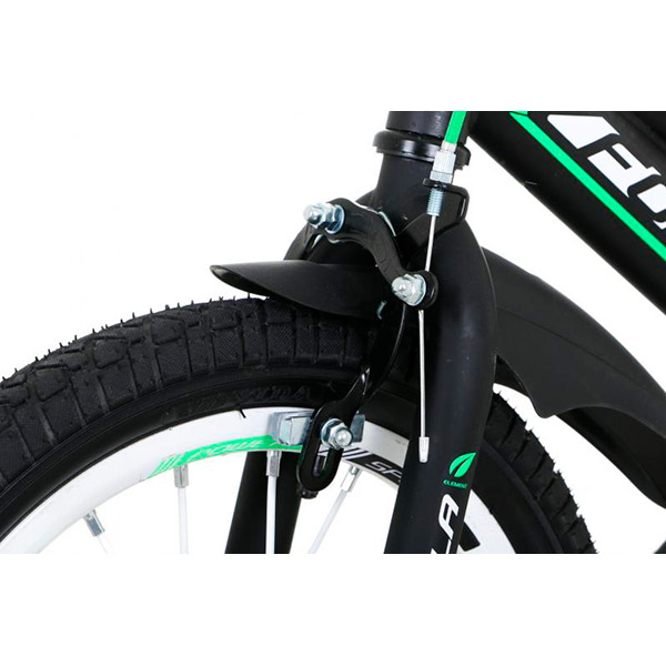 Велосипед дитячий Formula Cross SS18 RET-FRK-16-008 черний с салатовим