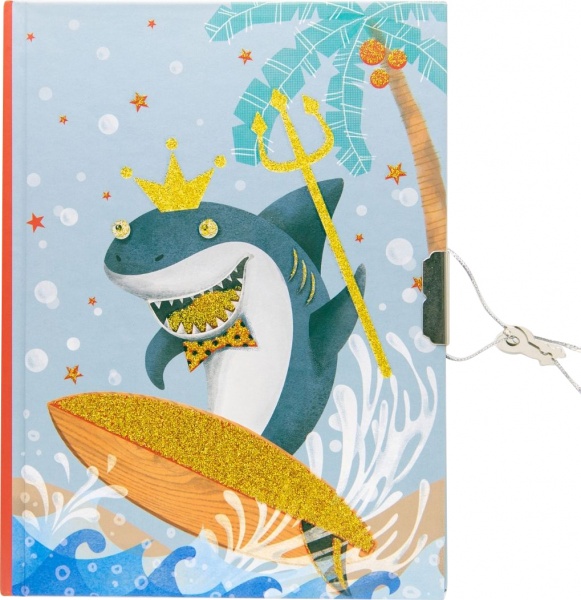 Блокнот дитячий на замочку Акула 362026-U Malevaro