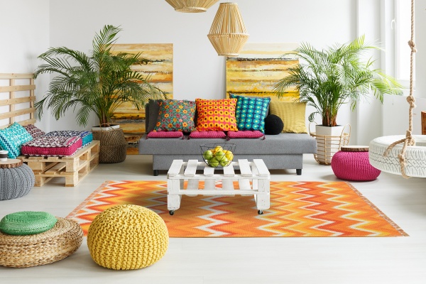 Килим Ekohali Bodrum BD 03 Orange 150x230 см двосторонній 