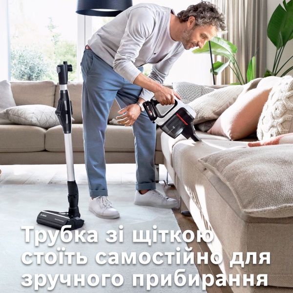 Пылесос аккумуляторный Bosch Unlimited 7 BBS711W white 
