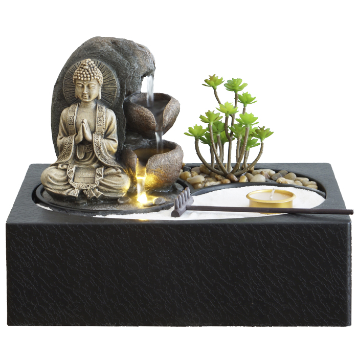 Фонтан декоративний Engard Budda 29х21х22 см (FT-11)