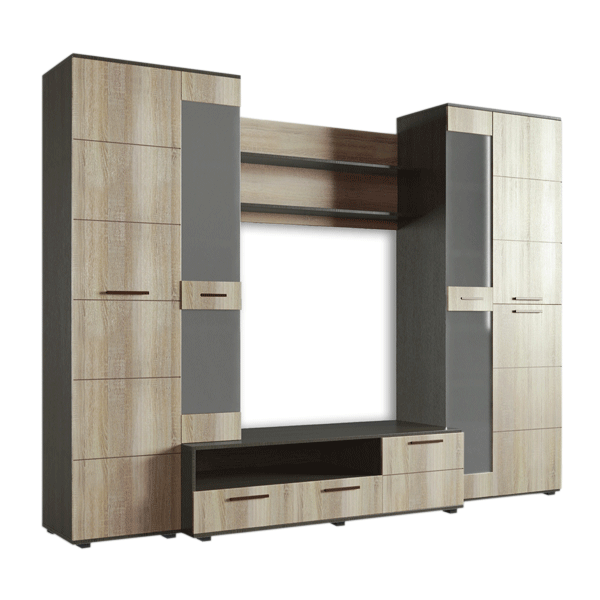 Стенка Феникс Рим дуб сонома/венге магия