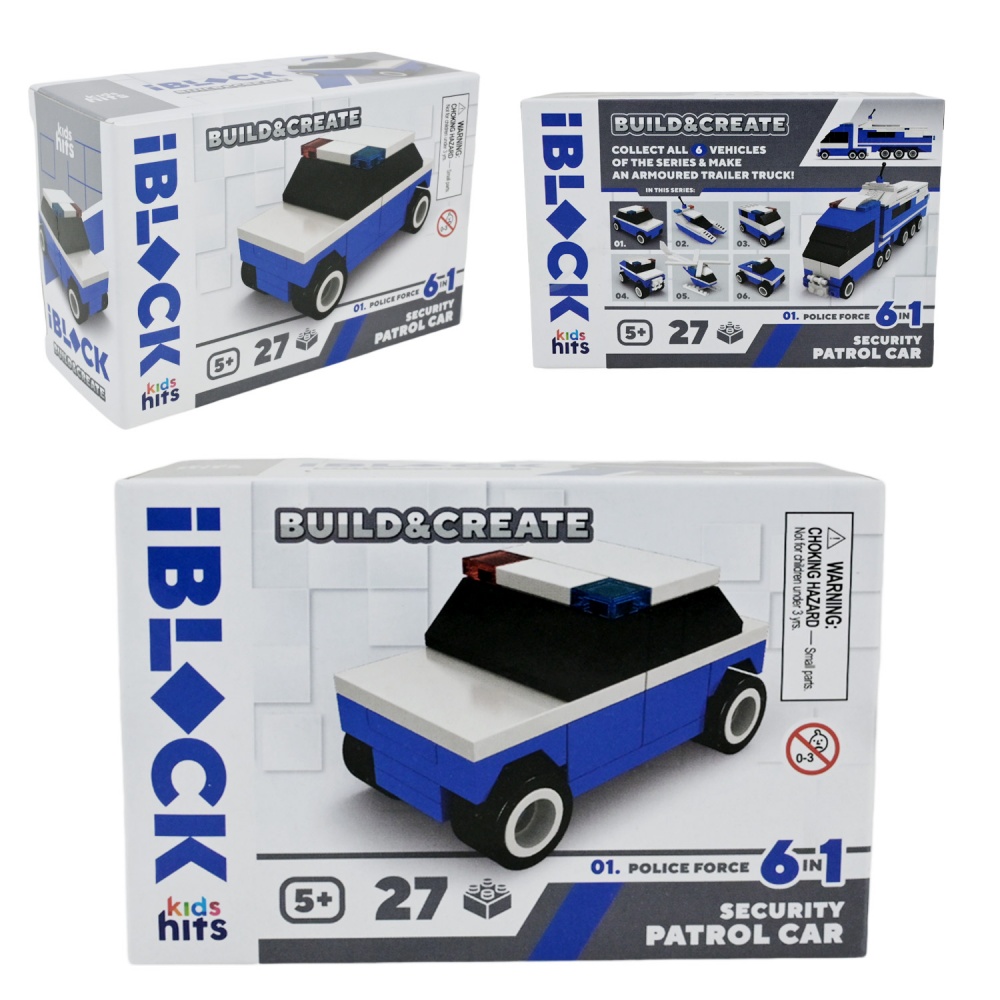 Конструктор Iblock Kids hits JUNIOR Полиция (в ассортименте) KH51/005