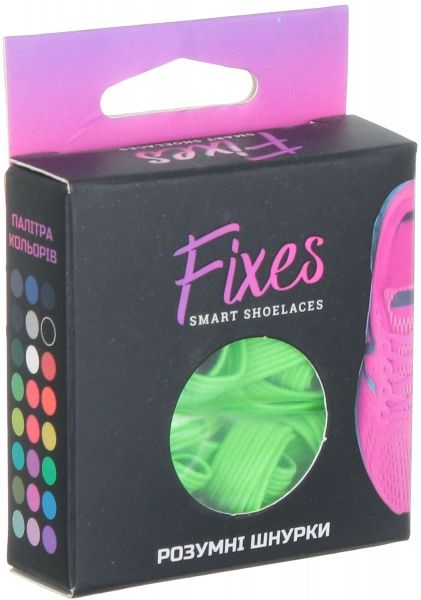 Шнурки Rolli fix012 салатовый