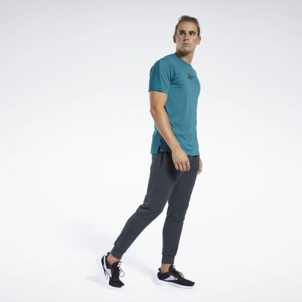 Брюки Reebok TE MELANGE PANT FJ4686 р. 2XL черный