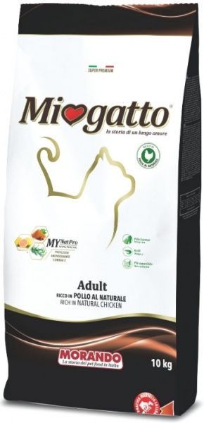 Корм Morando MioGatto Adult with Veal and Barley для взрослых кошек, с телятиной и ячменем 10 кг