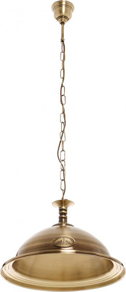 Подвес Фабрика Світла Бильярд 1x60 Вт E27 латунь НСБ 47-1х60-0115 