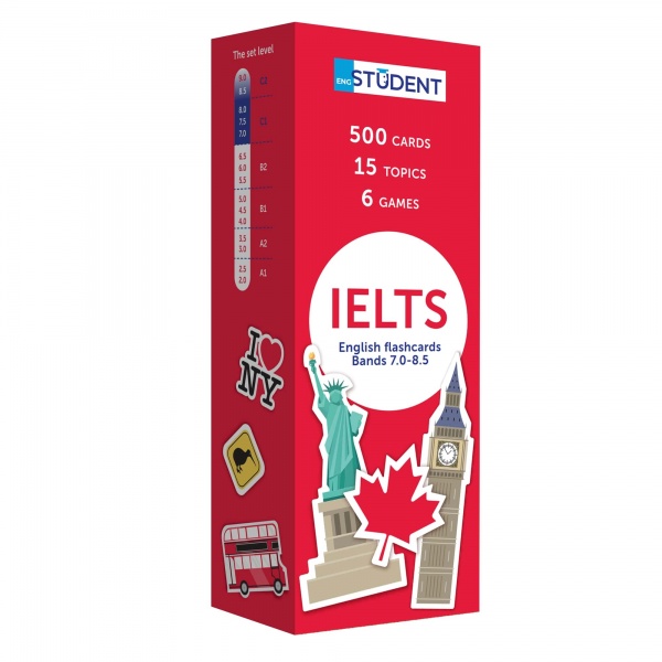 Картки для вивчення англійських слів «IELTS english to english» 978-617-7702-34-3