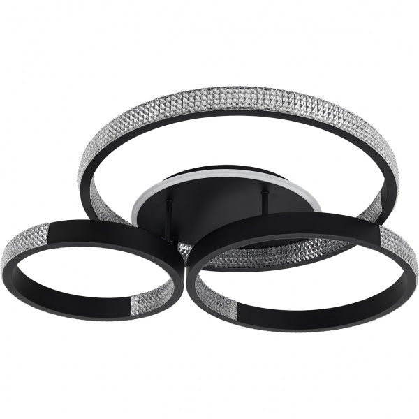 Светильник светодиодный Hopfen с пультом ДУ 110 Вт черный 3000-6000 К SCHWARZ 110 RC BK 