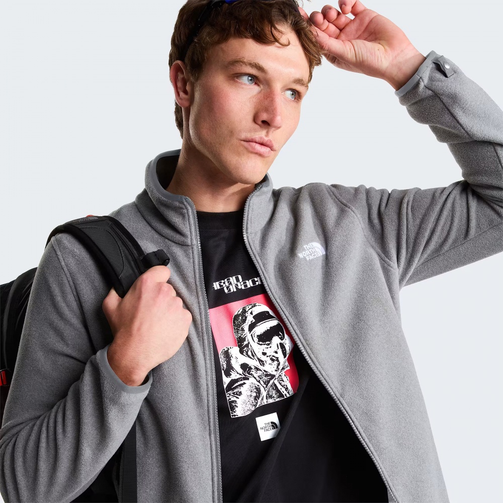 Джемпер THE NORTH FACE M GLACIER FLEECE JACKET NF0A8D0RCQI1 р.L сірий