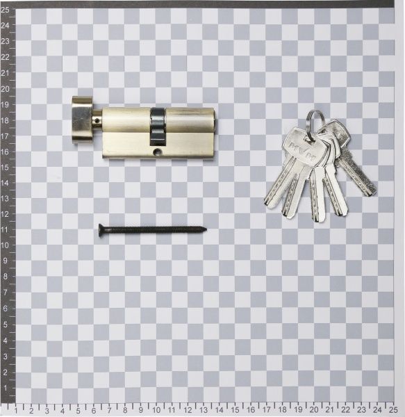 Циліндр MVM Р6Р35/35T АВ 35x35 ключ-вороток 70 мм стара бронза