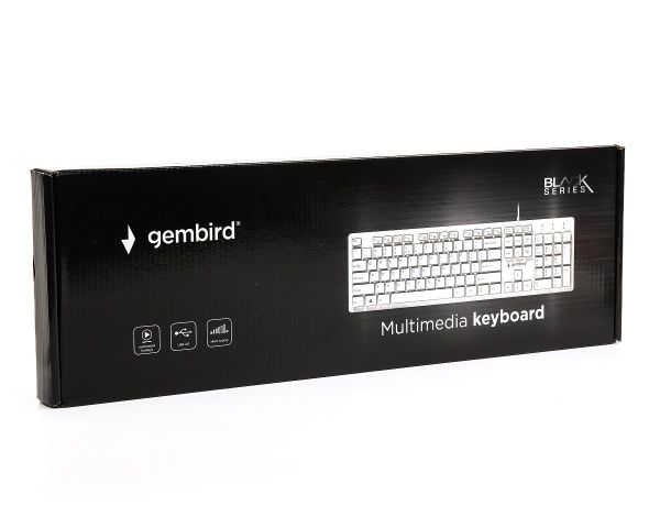 Клавіатура Gembird (KB-MCH-03-W-UA) white 