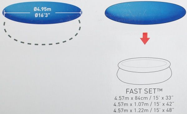 Тент для бассейна Bestway 457 см 58035