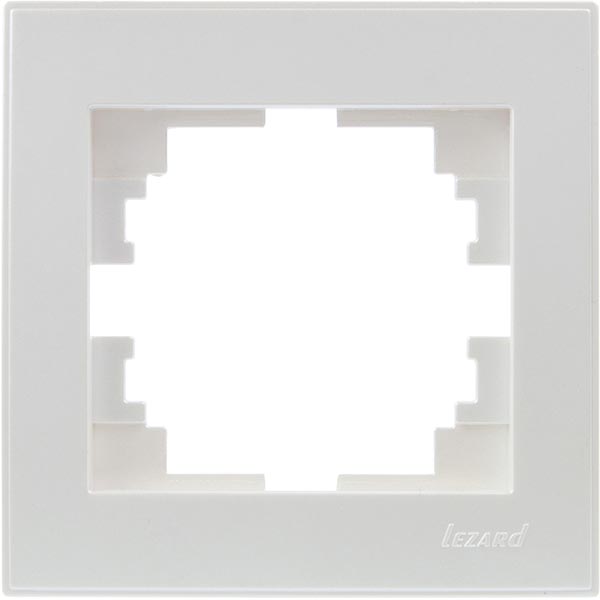 Рамка одномісна Lezard Rain горизонтальна перлинно-білий 703-3030-146