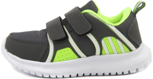 Кроссовки для мальчика UTSH-K5192 р.22 серый с салатовым 