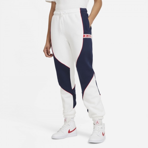 Штани Jordan W J PSG FLEECE PANT DC0455-100 р. L біло-синій