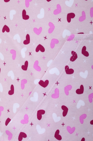 Сукня Flis clothes Серденько р. L рожевий із принтом 