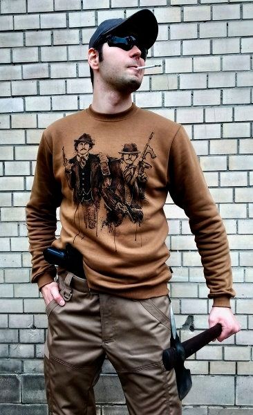 Свитшот P1G Pablo Just Say No UA281-29911-PB-CB р. S [1174] Coyote Brown