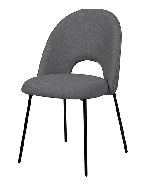 Стілець Каспер сірий / чорний