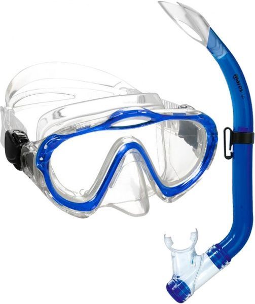 Набор для плавания Mares BL SHARKY 411729/BL р.универсальный синий